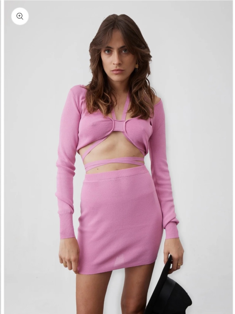 ATOIR Pink Knit Two Piece Skirt Set Size 4